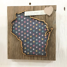 Load image into Gallery viewer, Love Where You Live - Wisconsin Wall Art