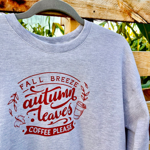 Sweatshirt- Fall Autumn Coffee