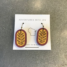 Load image into Gallery viewer, Wood Earrings
