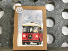 Load image into Gallery viewer, Winter Trolley Greeting Card Box