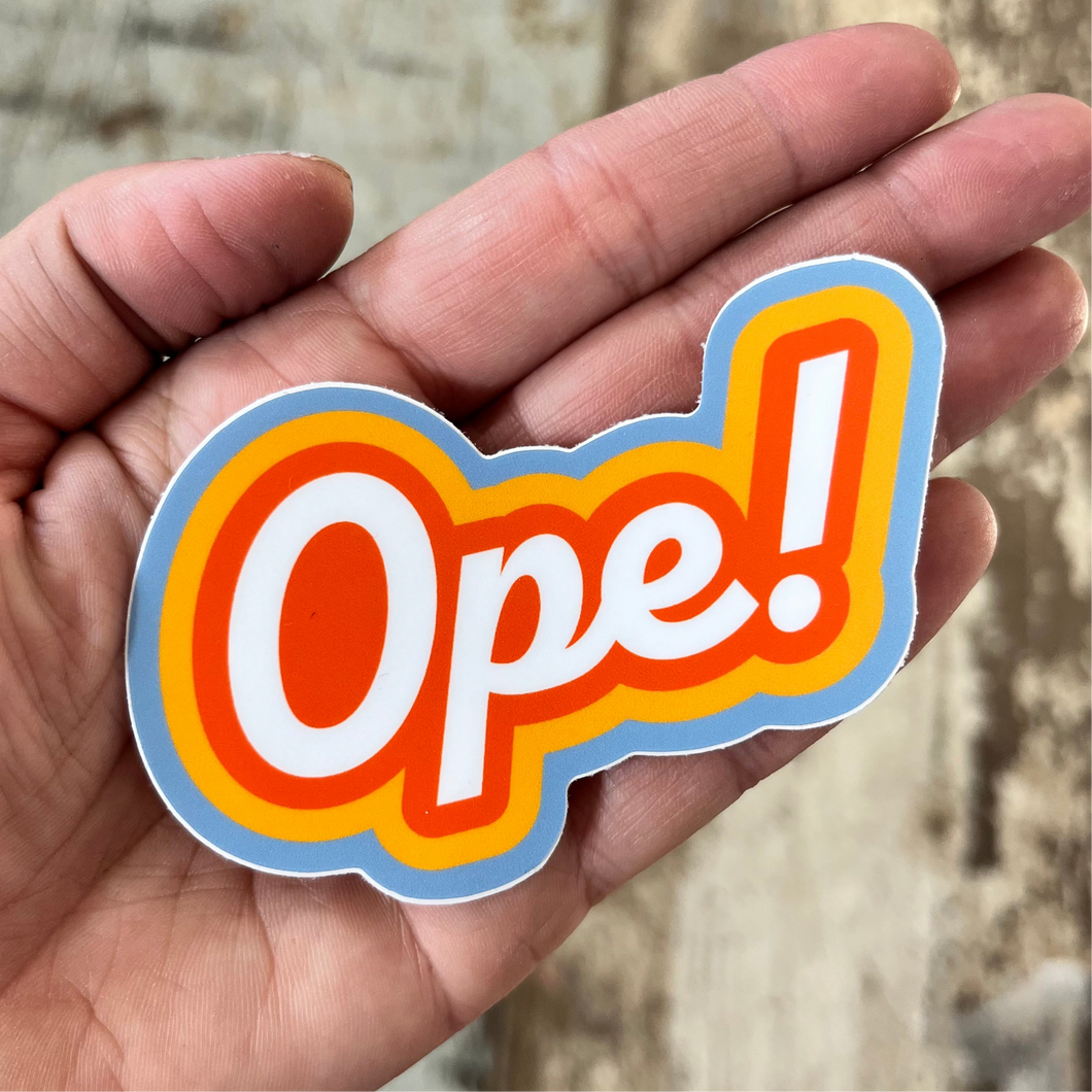 Sticker- Ope