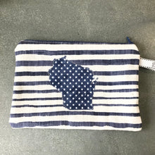 Load image into Gallery viewer, Wisconsin/Door County Makeup Bag