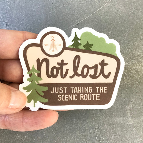 Sticker- Not Lost