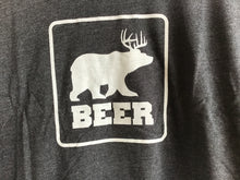 Load image into Gallery viewer, Shirt- Beer (Bear &amp; Deer) (gray)