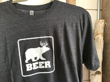Load image into Gallery viewer, Shirt- Beer (Bear &amp; Deer) (gray)