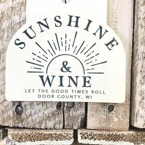 Sticker - Sunshine & Wine