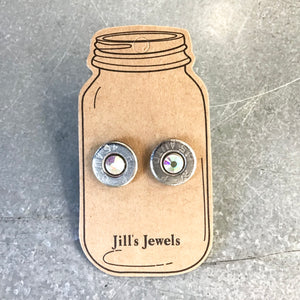 Bullet Earrings - silver studs