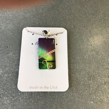 Load image into Gallery viewer, Large Northern Lights Pendant/Rectangle