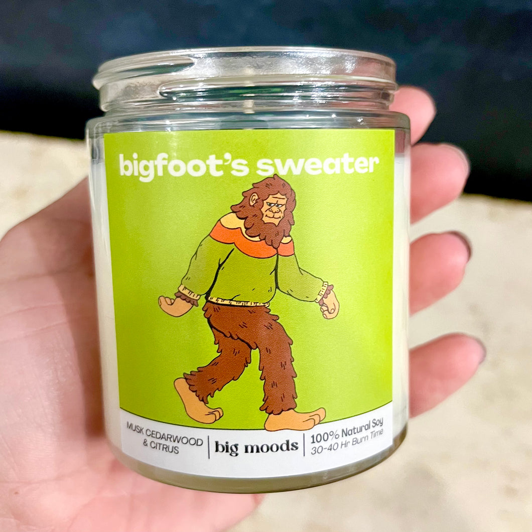 Candle- Big Foot’s Sweater