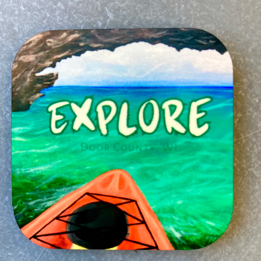 Kayak Magnet -  Explore