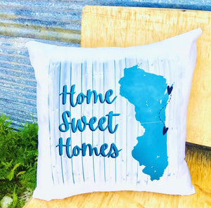 Pillow- Home Sweet Homes, Illinois