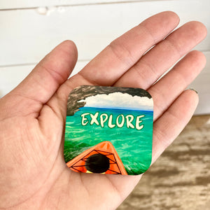 Kayak Magnet -  Explore