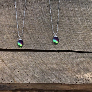Oval Northern Lights pendant