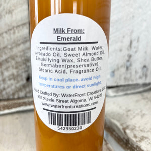 Goat Milk Lotion: Cucumber Melon