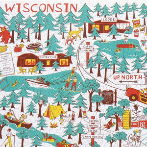 Puzzle- Wisconsin "Up North" Design