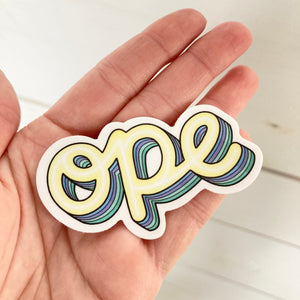 Sticker- Ope