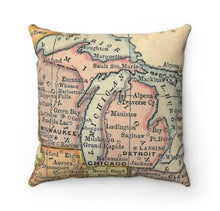 Load image into Gallery viewer, Pillow- Midwest Map