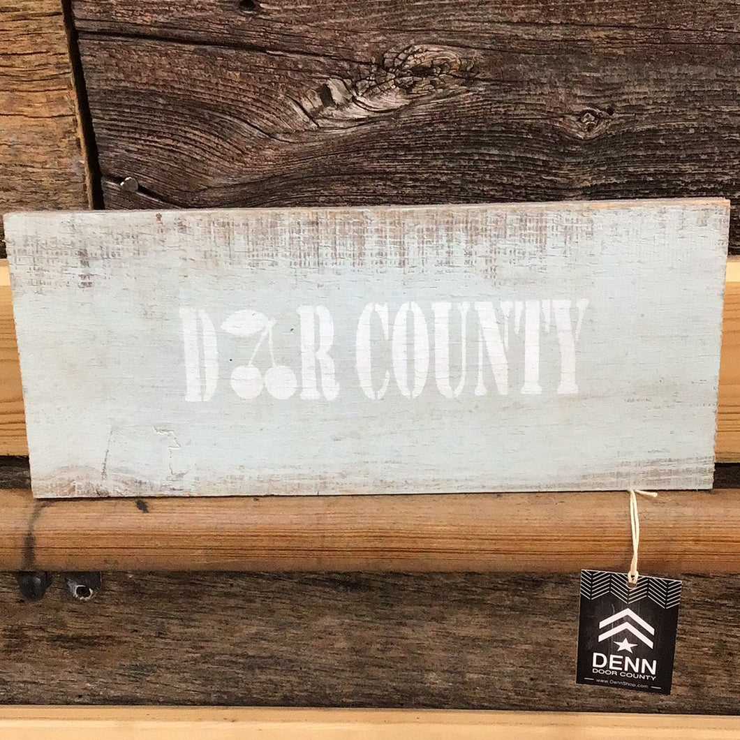 Door County Sign, Mint