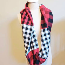 Load image into Gallery viewer, Flannel Infinity Scarf
