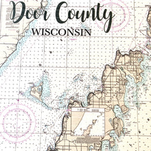 Load image into Gallery viewer, Door County Wooden Map Sign