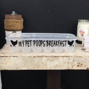 Egg Carton- Pet Poops Breakfast