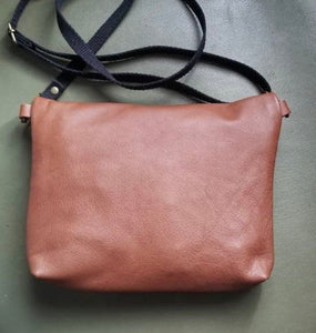 Leather Handmade Purse- Floral