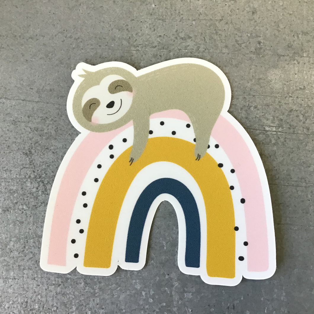 Sticker-Sloth Rainbow