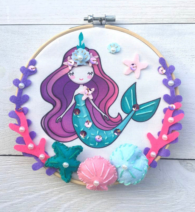 Mermaid Embroidery Kit