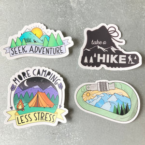 Sticker- Hiking