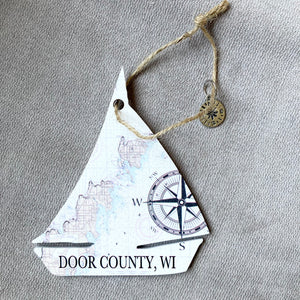 Ornament- Door County Sailboat