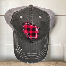 Load image into Gallery viewer, Hat- Buffalo Plaid WI