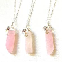 Load image into Gallery viewer, Necklace-Rose Quartz