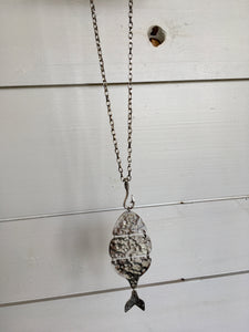 Necklace - Fish on a Hook (large)