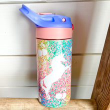 Load image into Gallery viewer, Kids Water Bottle- Cherry Unicorn
