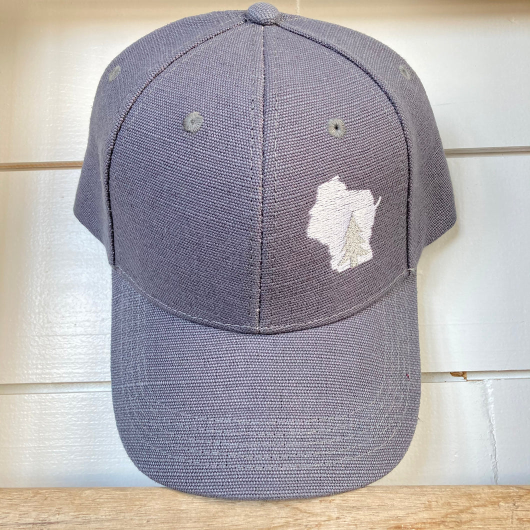 Hat- WI Tree, Hemp