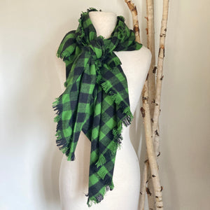 Blanket Scarf- Green