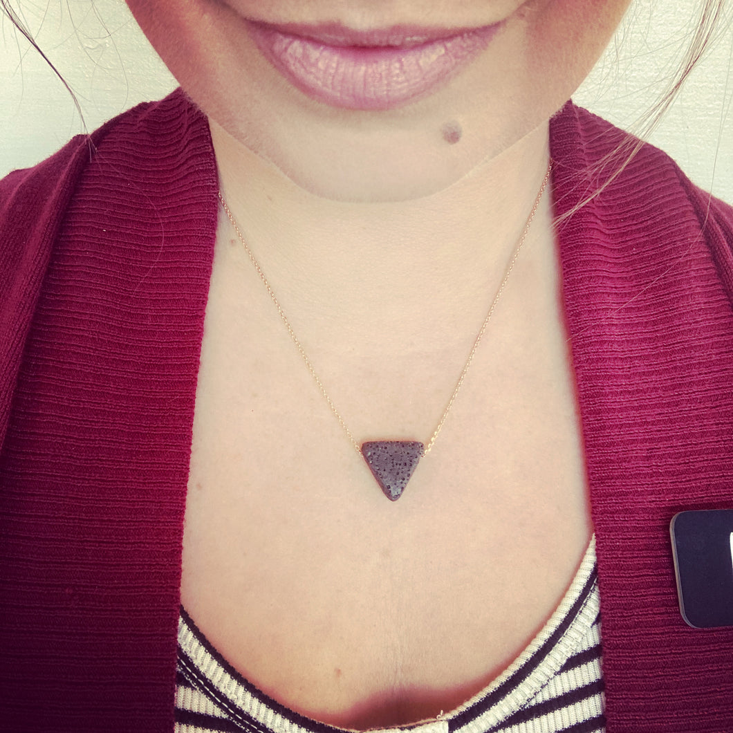 Diffusing Necklace- Triangle