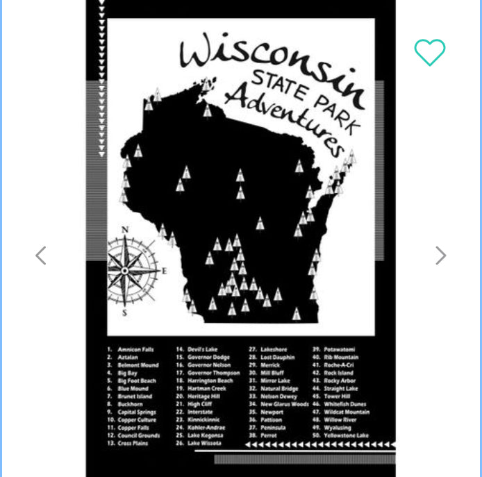 WI State Park Poster