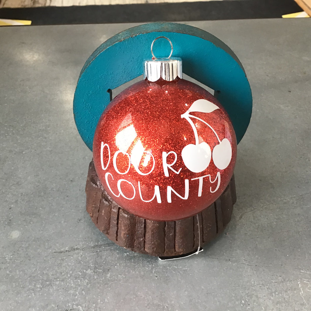 Ornament Door County Cherry Red