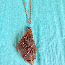 Load image into Gallery viewer, GS-Beach Glass Necklace, Brown