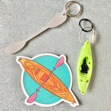 Load image into Gallery viewer, Keychain- Metal Paddle
