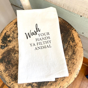 Hand Towel- Filthy Animal