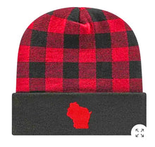 Load image into Gallery viewer, Hat Buffalo Plaid Beanie
