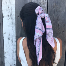 Load image into Gallery viewer, Hair Scarf - Pink Bandana
