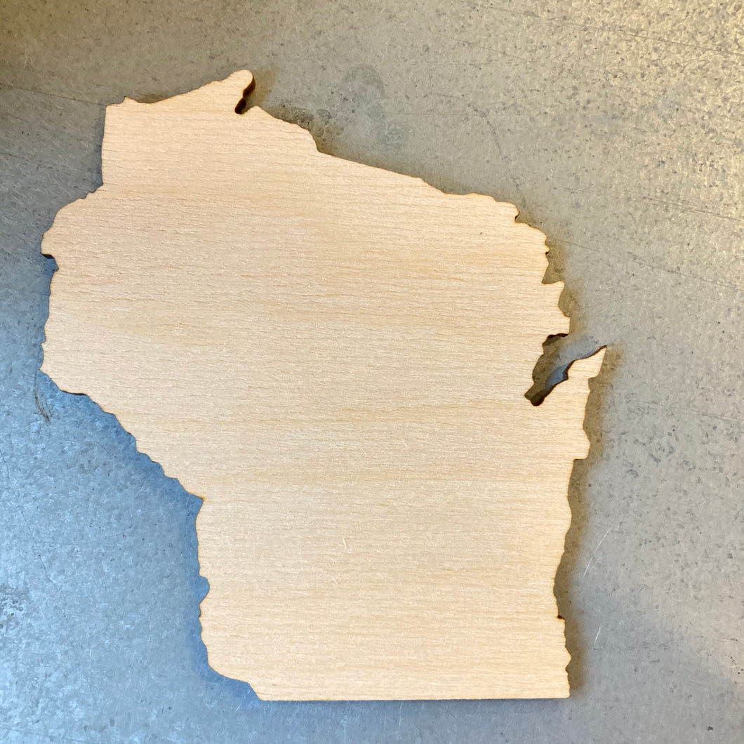 Wood WI Cutout - Large