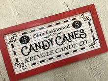 Load image into Gallery viewer, Candy Cane Sign