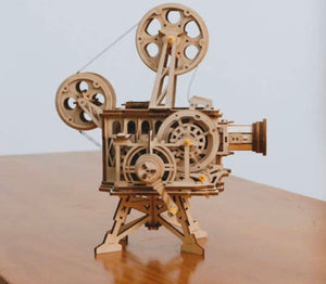 Vitascope Wood 3D Puzzle- Working Projector