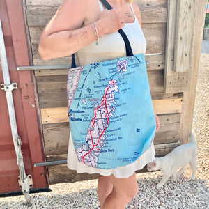 Tote Bag- Door County Map