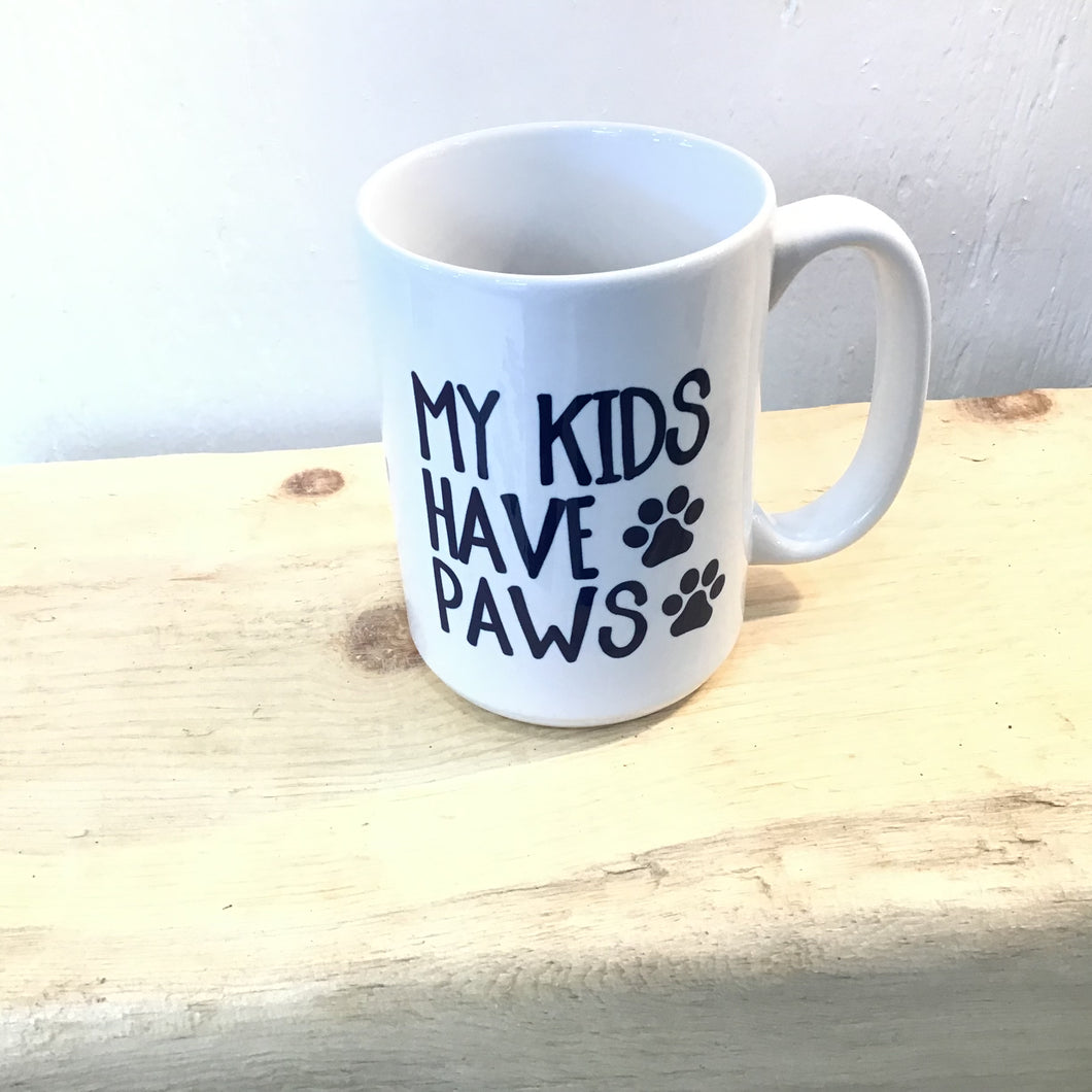Coffee Mug - My Kids Have Paws