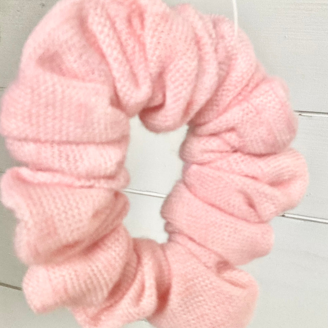 Scrunchie - Pink Knit